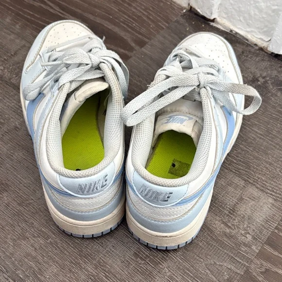 Nike Women's Sky Blue and White Sneakers - Picture 3 of 4